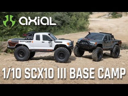 Axial 1/10 SCX10 III Base Camp 4X4 Rock Crawler Brushed RTR