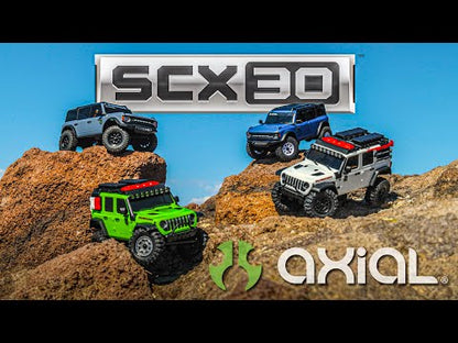 *** Pre-Order*** Axial 1/30 SCX30 Ford Bronco 4X4 RTR Brushed Rock Crawler (Battery & Charger Included)