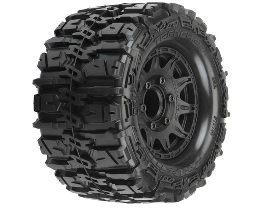 Pro-Line Trencher HP Belted 2.8" Pre-Mounted Truck Tires (M2) (2) (Black) w/Raid Rear Wheels