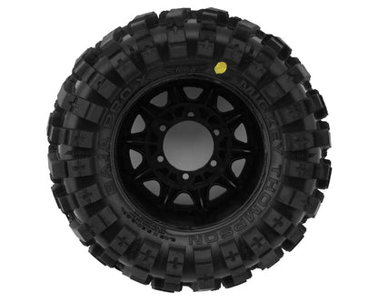Pro-Line Mickey Thompson Baja Pro X 2.8" Pre-Mounted Tires w/Raid Rear Wheels (2) (Black) w/12mm Removable Hex