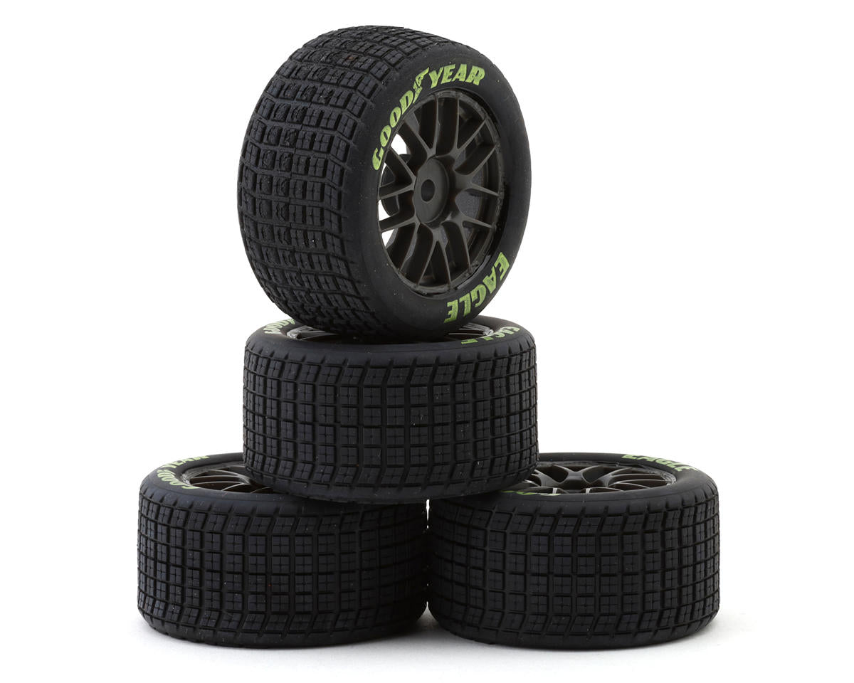 Pro-Line Losi NASCAR 1/12 Goodyear Eagle Pre-Mounted Dirt Tires (4) (Medium)