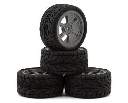 Pro-Line Losi® NASCAR® 1/12 Avenger Pre-Mounted Tires (4)  w/Overdrive Wheels