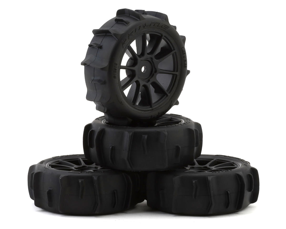 Pro-Line Dumont 1.9" Pre-Mounted Buggy Tire (Black) (4) (Typhon Grom) w/Mach-10 Wheel