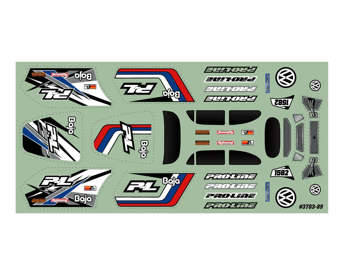 Pro-Line Losi® Micro-T™ 1/28 VW Baja Bug Body (Clear)