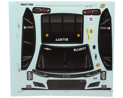 Pro-Line Losi NASCAR® Chase Elliott #9 NAPA® DIY 2025 Chevy Camaro Body (Clear) (Limited Edition)