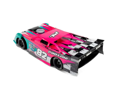 Pro-Line Dirt Late Model Tombstone Hi-Performance 1/12 Pre-Trimmed (Clear)