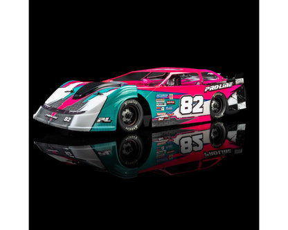 Pro-Line Dirt Late Model Tombstone Hi-Performance 1/12 Pre-Trimmed (Clear)