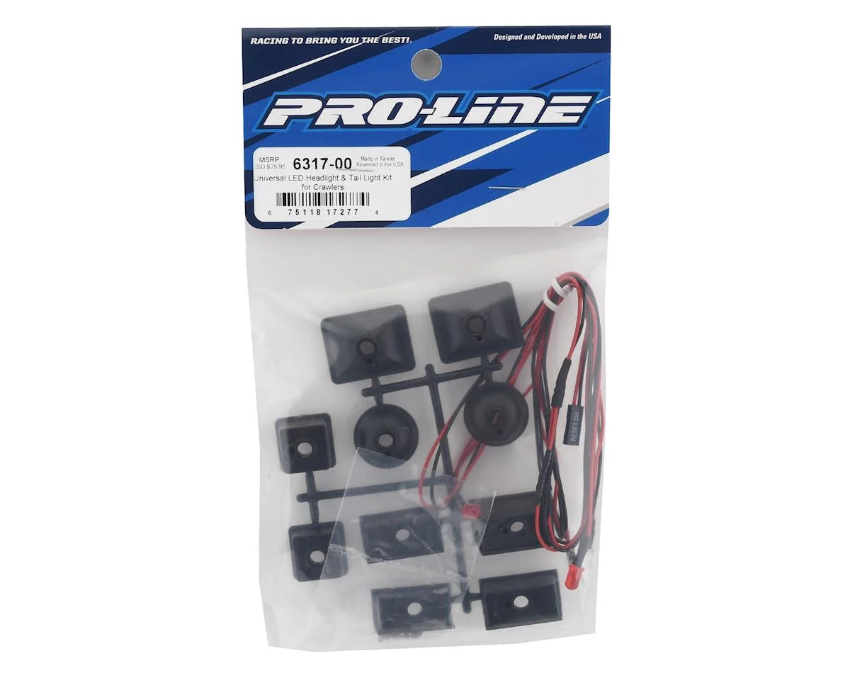 Proline Universal Crawler LED Headlight & Tail Light Kit