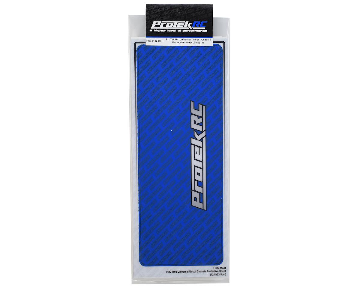 ProTek RC Universal Chassis Protective Sheet (Blue) (2) (12.5x33.5cm)