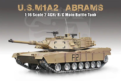 RC PRO Heng Long1:16 U.S.A M1A2 Abrams RC Tank - PRO VERSION Main Battle Tank