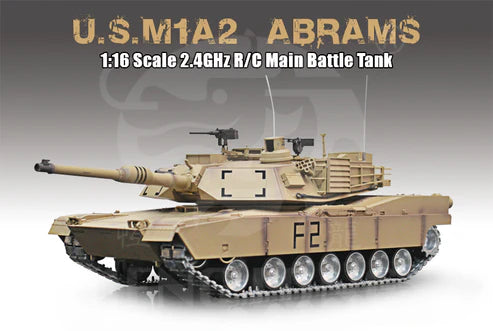 RC PRO Heng Long 1:16 U.S.A M1A2 Abrams RC Tank - FULL PRO VERSION