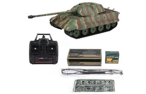 RC PRO Heng Long 1:16 German King Tiger (Henschel) RC Heavy Tank - PRO VERSION