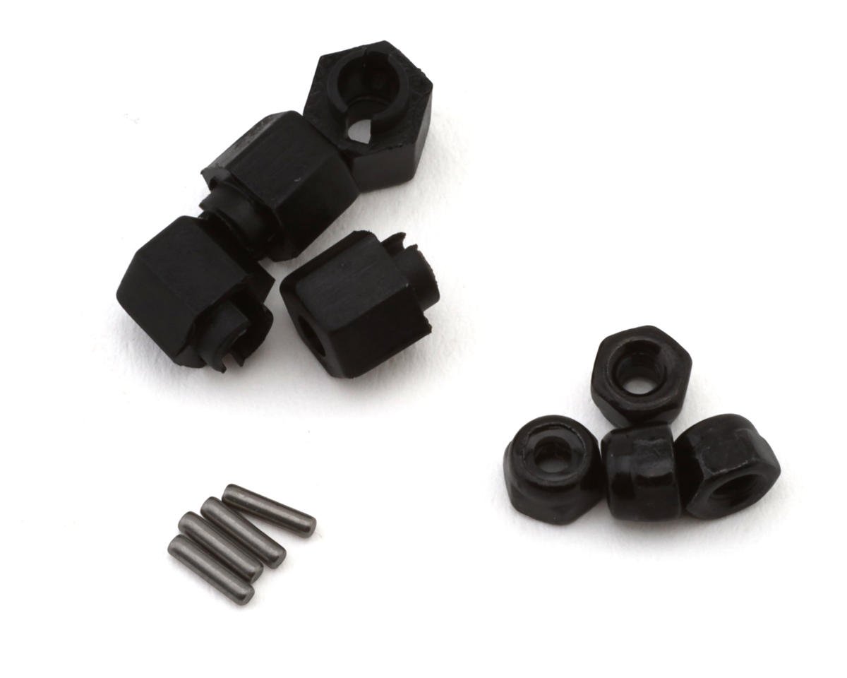 Redcat Ascent 32 Pre-mounted 1/32 Rock Crawler Tires (Black) (4)