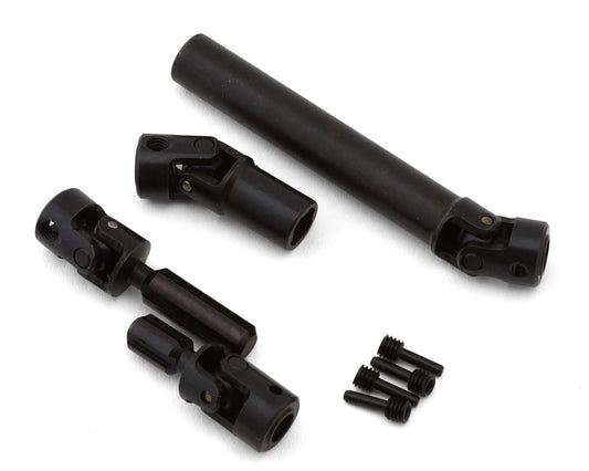 Redcat Ascent-18 Apex Steel Center Universal Driveshafts Set (Front/Rear)