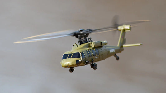 Rage RC Hero-Copter BL, 4-Blade RTF Helicopter; Army