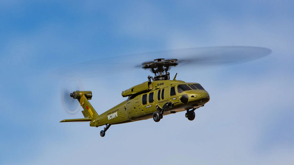 Rage RC Hero-Copter BL, 4-Blade RTF Helicopter; Army