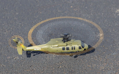 Rage RC Hero-Copter BL, 4-Blade RTF Helicopter; Army