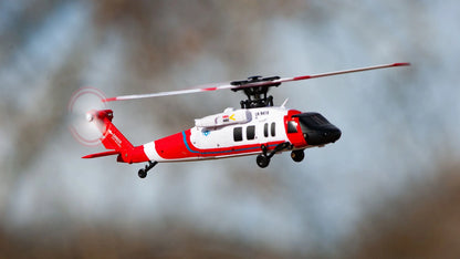 Rage RC Hero-Copter BL, 4-Blade RTF Helicopter; Coast Guard