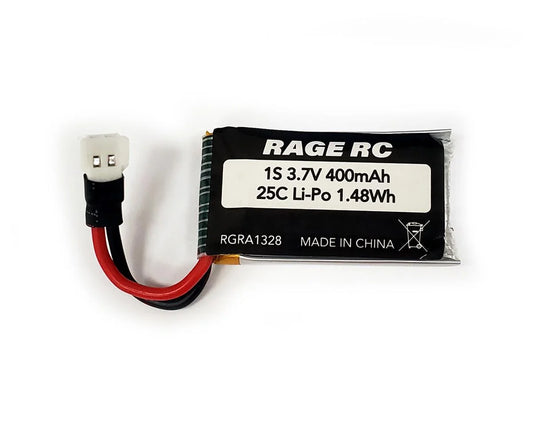 Rage RCvMicro Warbirds 25C LiPo (3.7V/400mAh)