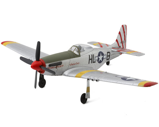 Rage RC P-51D Mustang Brushless Micro Warbird RFT (Ready-for-Transmitter) Electric Airplane (500mm) w/Pass