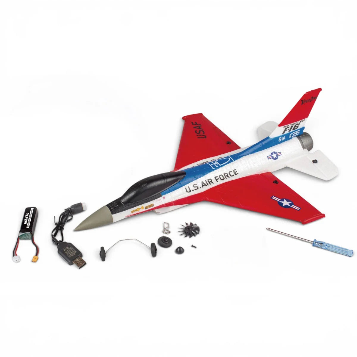 F-16 Micro Brushless Powered EDF Jet with PASS System