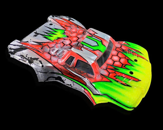 RadianZ Design Losi® Micro-B™ 1/24 Pre-Painted Short Course Truck Body (Titanoboa)