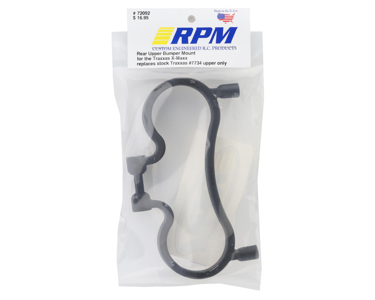 RPM Rear Upper Bumper Mount for Traxxas® X-Maxx® (Black)