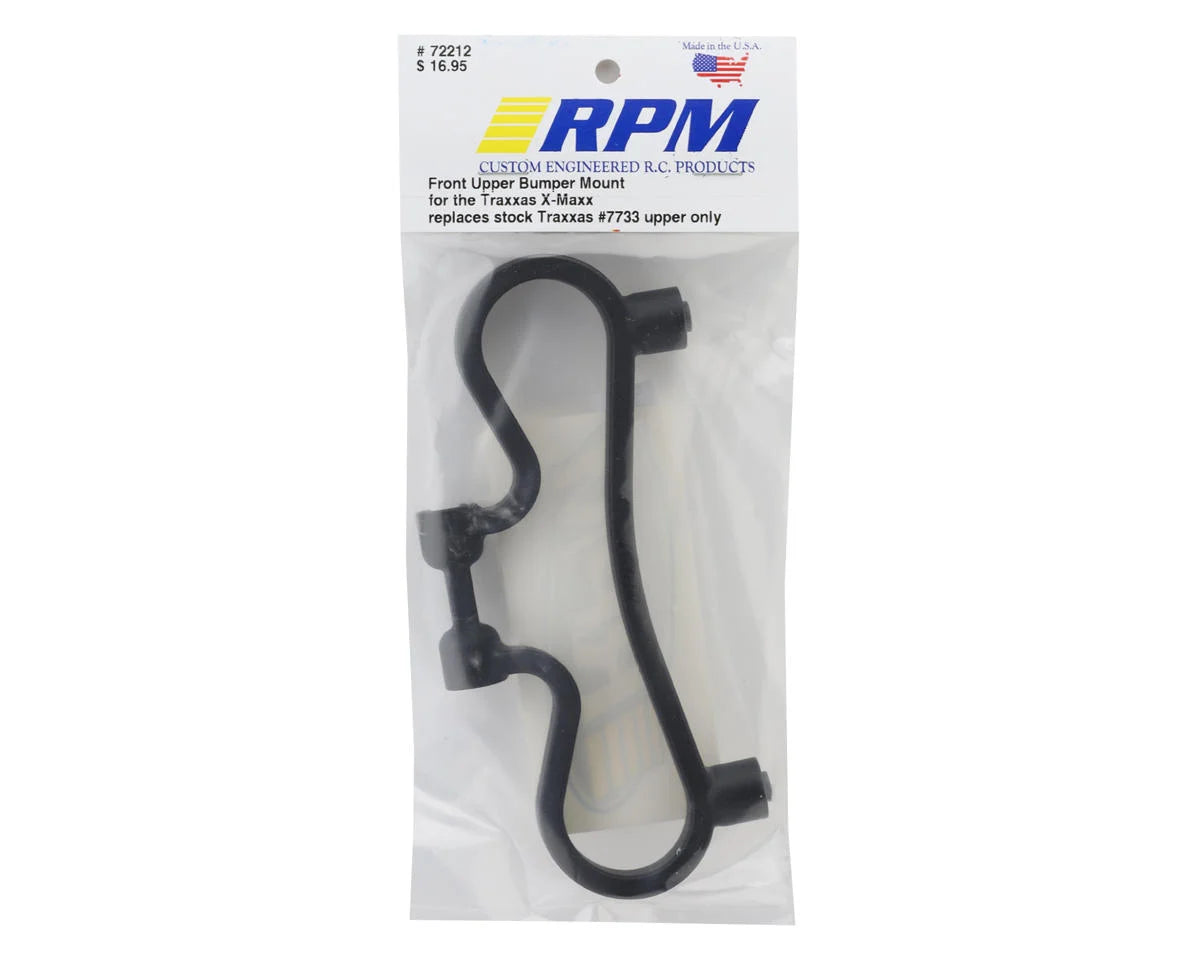 RPM Front Upper Bumper Mount for Traxxas® X-Maxx® (Black)