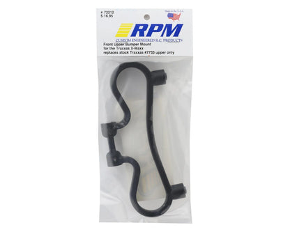 RPM Front Upper Bumper Mount for Traxxas® X-Maxx® (Black)