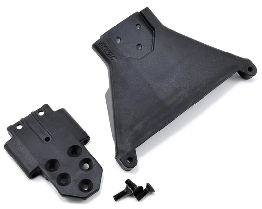 RPM Front Bulkhead for Traxxas Slash LCG 4x4 (Black)