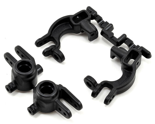 RPM - Caster & Spindle Block Set for Traxxas 4x4 Slash/Rustler/Stampede (Black)