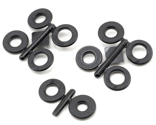 RPM 1/4" Snap-Tite Body Savers for Traxxas Nitro Slash (Black) (5)