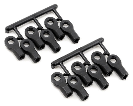 RPM Short Turnbuckle Rod End Set for Traxxas Nitro Chassis (Black) (12)