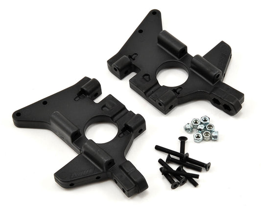 RPM - Front Bulkhead Set for Traxxas T-Maxx/E-Maxx (Black)