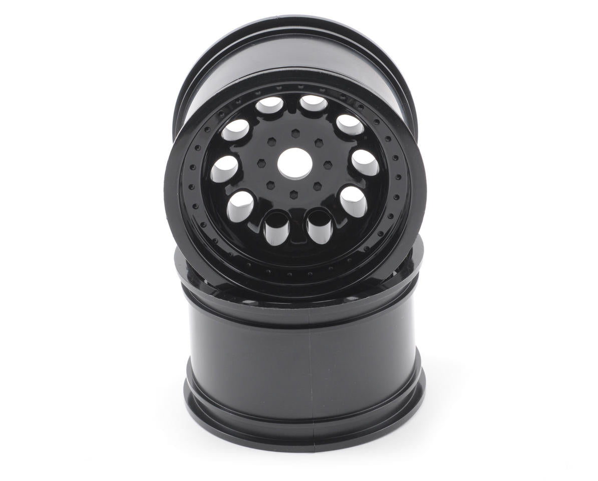 RPM "Revolver" Monster Truck Wheels (17mm Hex) (2) (StableMaxx) (Black)
