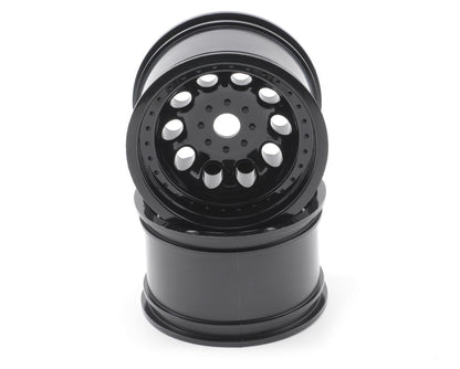 RPM "Revolver" Monster Truck Wheels (17mm Hex) (2) (StableMaxx) (Black)
