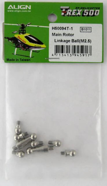 Align. T-Rex 500. H50094T-1 Main Rotor Linkage Ball(M2.5)