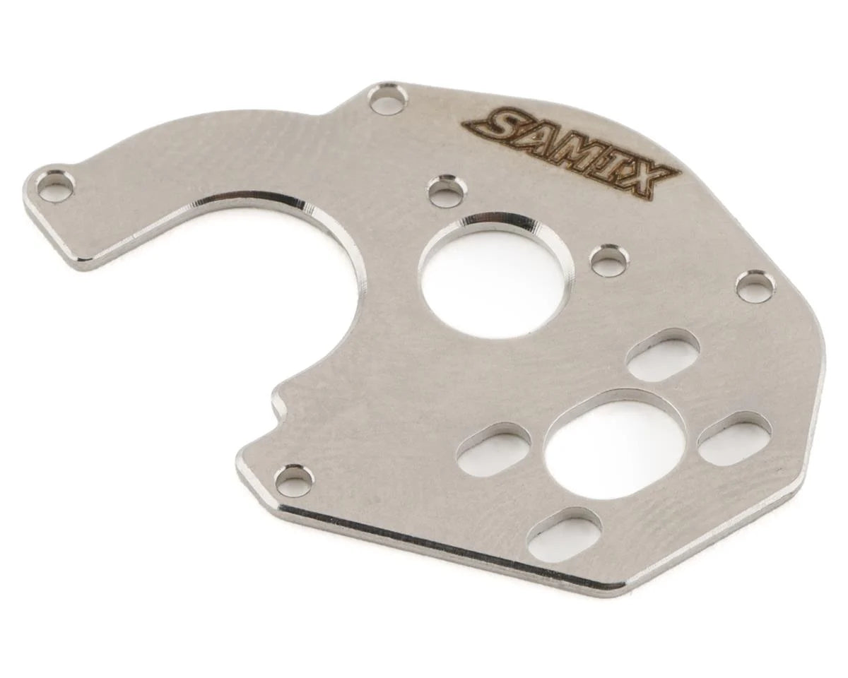 Samix SCX24 Stainless Steel 050 Motor Plate (Silver)