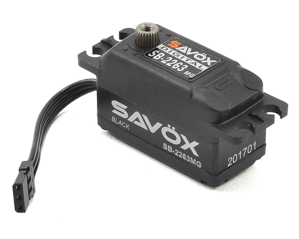 Savox SB-2263MG Black Edition High Speed Low Profile Brushless Metal Gear Servo