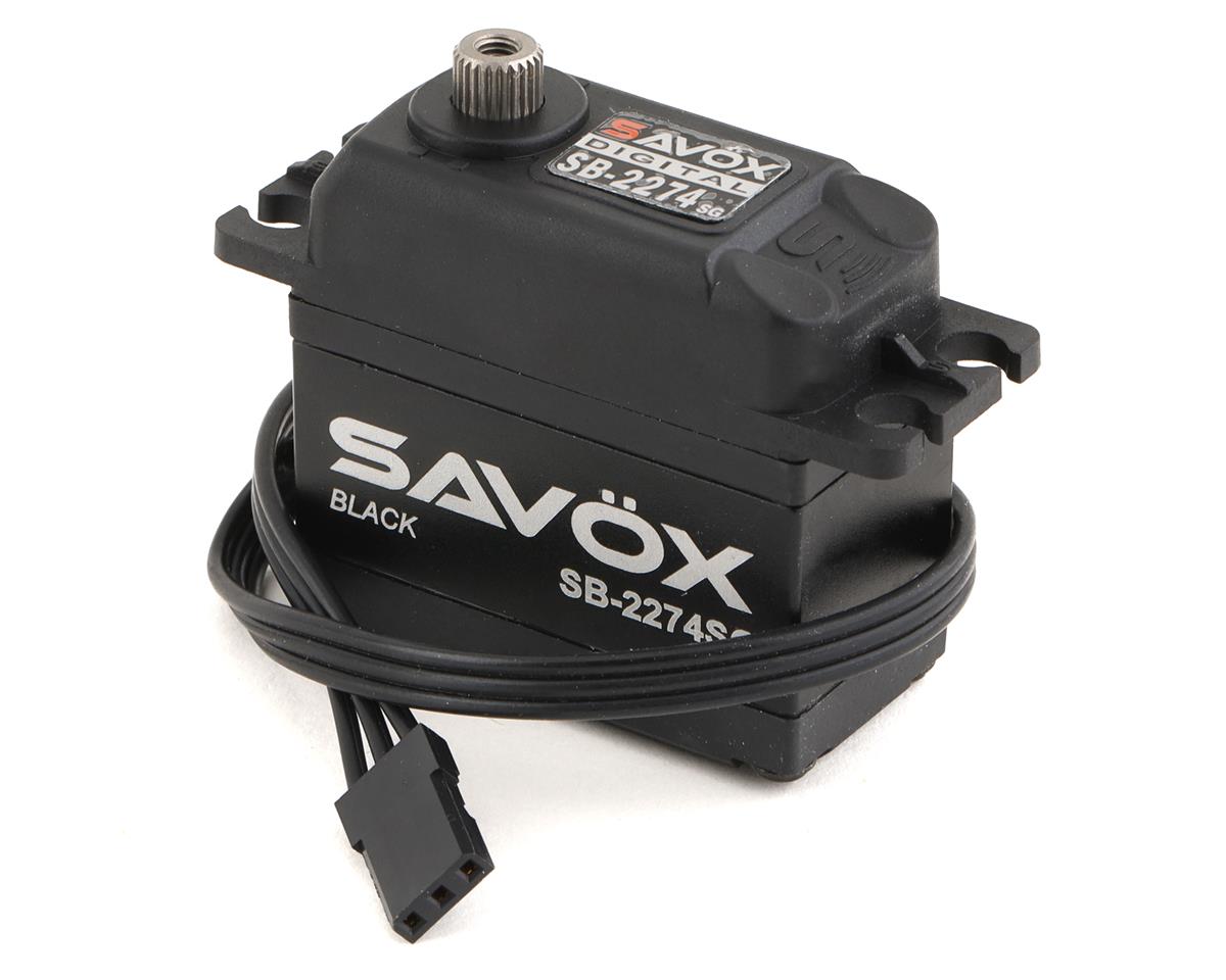 Savox SB-2274SG "High Speed" Black Edition Brushless Steel Gear Digital Servo (High Voltage)