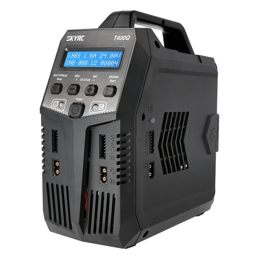 SkyRC T400Q Battery Charger, AC/DC Quad Charger