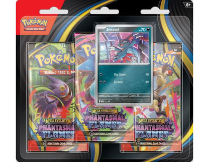 ***Pre-Order Pokemon Mega Evolution - Phantasmal Flames 3 Pk Blister *CONTACT STORE TO PRE-ORDER*