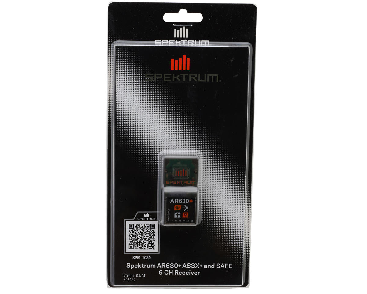 Spektrum RC AR630+ DSMX 6-Channel Aircraft Receiver w/AS3X+ & SAFE