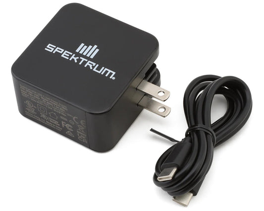 Spektrum RC Spektrum 65W USB-C GaN Power Supply w/Type-C Charge Cable