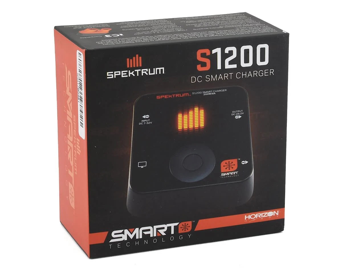 Spektrum RC S1200 DC Smart LiPo/LiHV Balance Charger (6S/8A/200W)