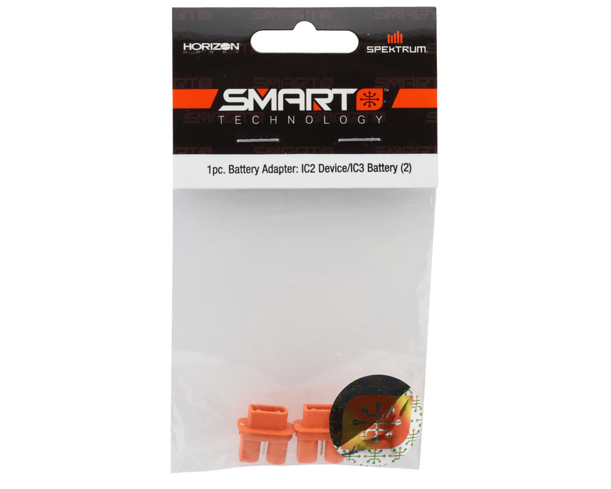 Spektrum RC IC2 Device to IC3 Battery One Piece Adapters (2)