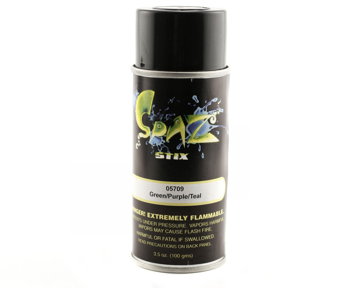 Spaz Stix Multi-Color Change Spray Paint (Green/Purple/Teal) (3.5oz)