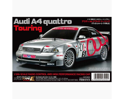 Tamiya Audi A4 Quattro 1/10 4WD Electric Touring Car Kit (TT-01E)
