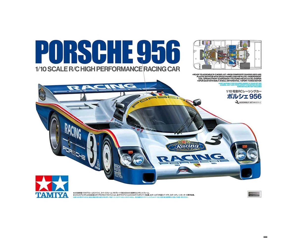 Tamiya Porsche 956 1/10 2WD On-Road Kit (Limited Edition)