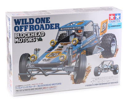 Tamiya Wild One Off-Roader Blockhead Motors 1/10 Off-Road 2WD Buggy Kit (Pre-Painted Body)